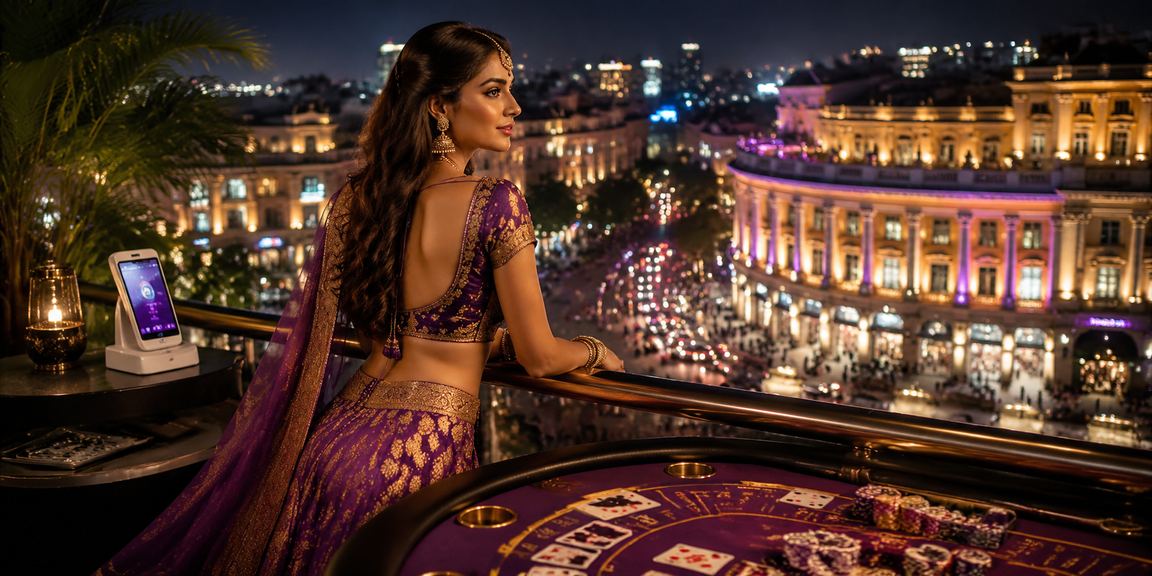 Roulette wheel in casino with chips